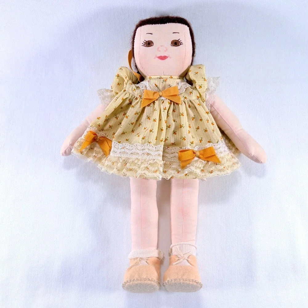 Vintage Lillie Whitley Handmade‎ Folk Art Cloth Artisan Doll 13